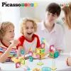 Конструктор Picasso магнитный Tiles Mini Diamond Marble Run Track Set 60 деталей (817338028299) изображение 7
