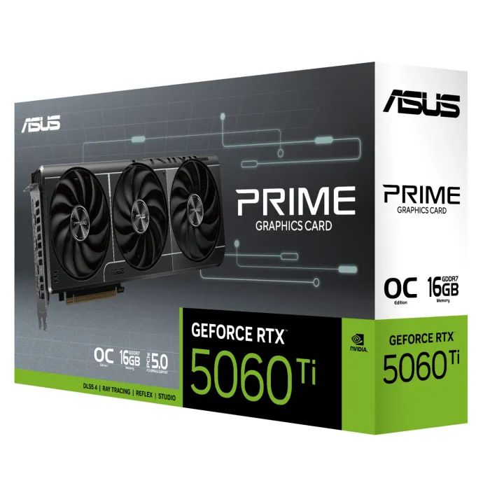 Видеокарта ASUS GeForce RTX5060Ti 16Gb PRIME OC (PRIME-RTX5060TI-O16G) изображение 10