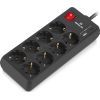 Сетевой удлинитель REAL-EL RS-PROTECT 805 5m, black (EL122300043) изображение 4