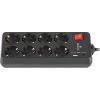 Сетевой удлинитель REAL-EL RS-PROTECT 805 5m, black (EL122300043) изображение 5