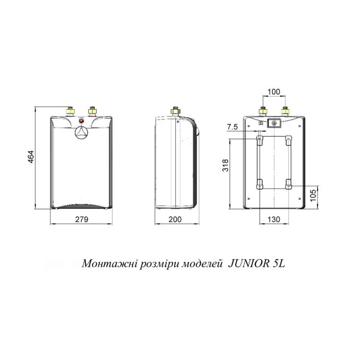 Бойлер WHP Junior 5 изображение 7