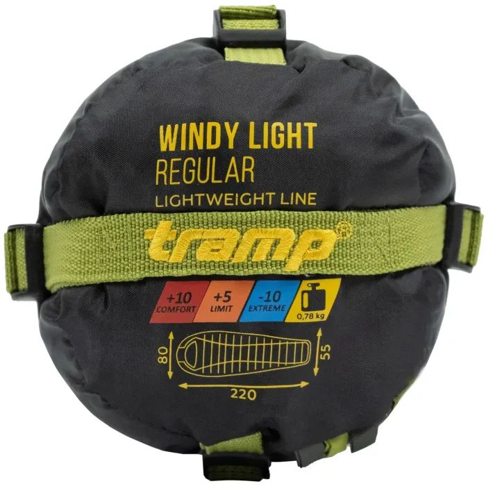 Спальный мешок Tramp Airy Light ковдра правий olive (UTRS-056-olive-R) изображение 9