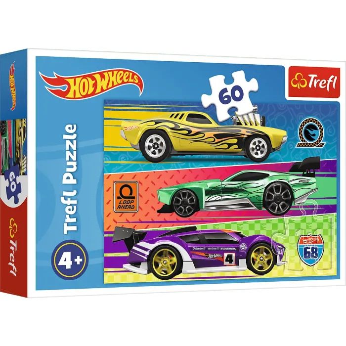 Пазл Trefl Hot Wheels Гонка 60 элементов (5900511173895)