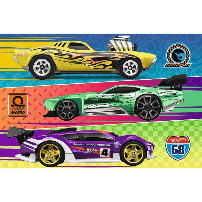 Пазл Trefl Hot Wheels Гонка 60 элементов (5900511173895) изображение 2