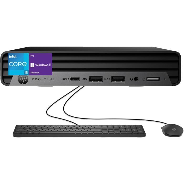 Компьютер HP Pro 400 G9 Mini / i3-13100T, 8, 512, WiFi, кл+м, Win11P (884V0EA) изображение 4