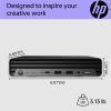 Компьютер HP Pro 400 G9 Mini / i3-13100T, 8, 512, WiFi, кл+м, Win11P (884V0EA) изображение 7