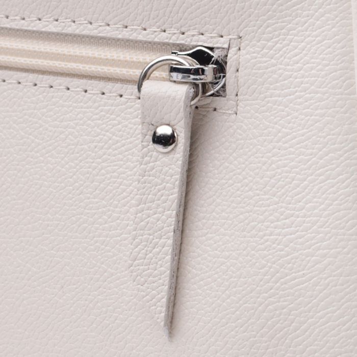 Сумка Shvigel Из натуральной кожи Бежевая (22835) изображение 6