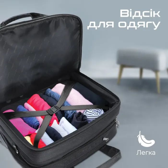 Сумка для ноутбука Promate 16" Persona-TR Black (persona-tr.black) зображення 5