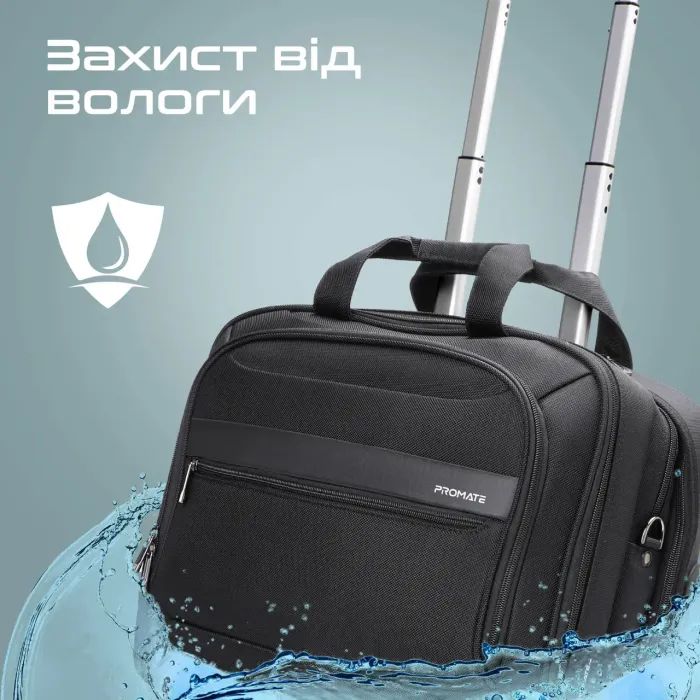 Сумка для ноутбука Promate 16" Persona-TR Black (persona-tr.black) зображення 6