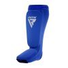 Захист гомілки і стопи RDX Shin Instep Foam Blue/White L (HYP-SIUW-L) зображення 2