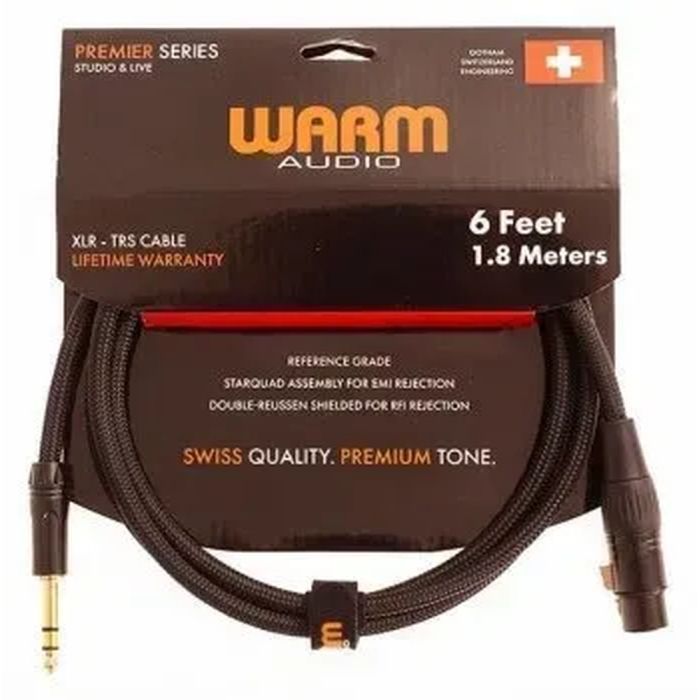 Микрофонный кабель Warm Audio Prem-XLRf-TRSm-3' 0.9 m (231562)
