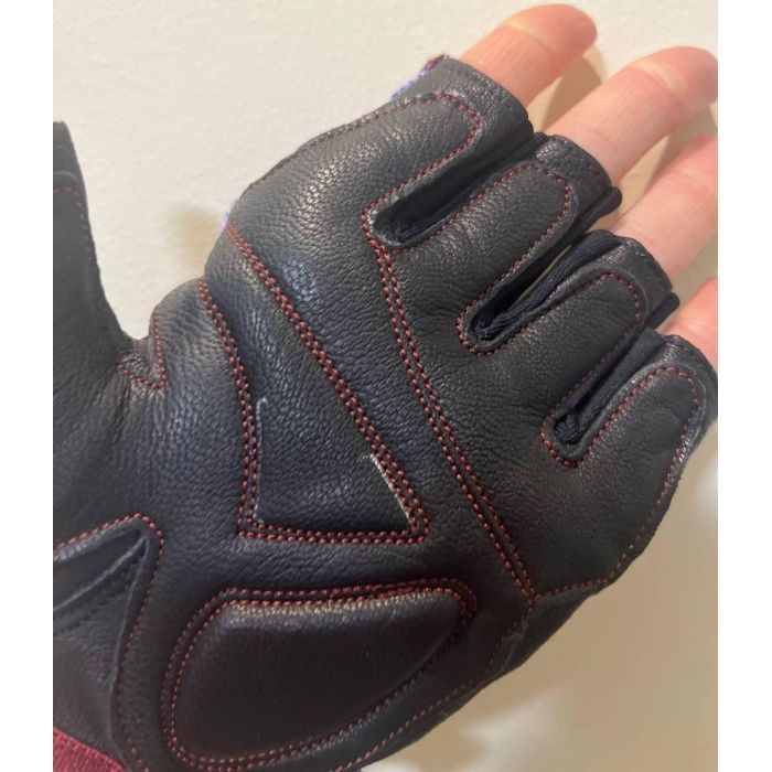 Перчатки для фитнеса MadMax MFG-911 Nine-eleven Black/perpito L (MFG-911-PEP_L) изображение 7