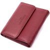 Кошелек ST Leather Кожаный с монетницей Бордовый (19492)