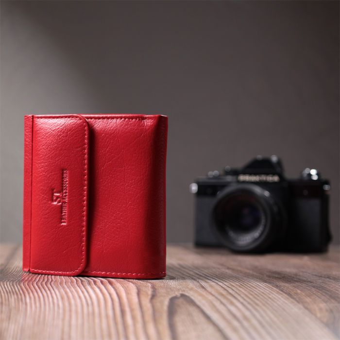 Кошелек ST Leather Из натуральной кожи Красный (22720) изображение 9