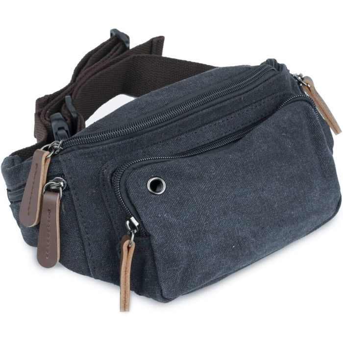 Сумка Vintage Текстильная Черная (20085) изображение 5