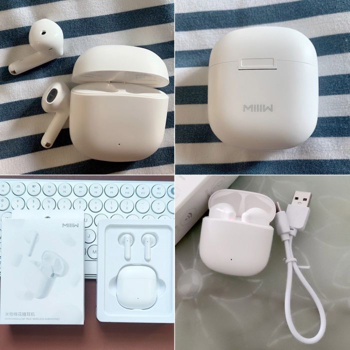 Наушники Xiaomi TWS MiiiW TWS Wireless Earbuds Marshmallow White (MWTW03) изображение 9