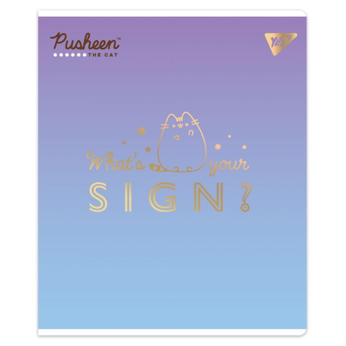 Тетрадь Yes Goldstar Pusheen А5 24 листа клетка (767538) изображение 5