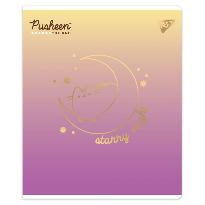 Тетрадь Yes Goldstar Pusheen А5 24 листа клетка (767538) изображение 6