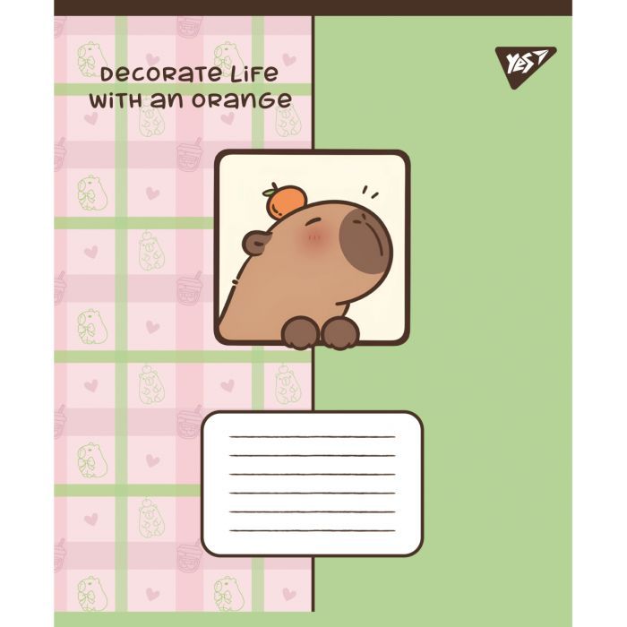 Тетрадь Yes Capy vibes А5 18 листов линия (767954) изображение 3