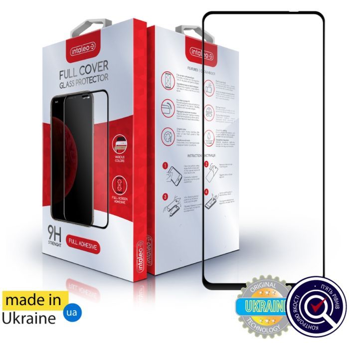 Стекло защитное Intaleo Full Glue Moto G04 Black (1283126594274)