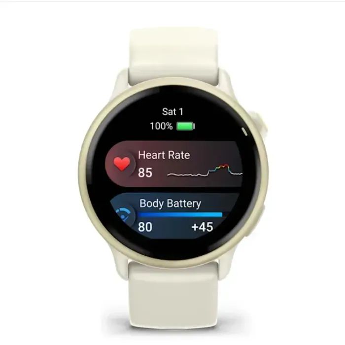Смарт-часы Garmin vivoactive 6, Bone/Lunar Gold, GPS смарт-годинник (010-02985-01) изображение 8
