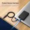 Дата кабель USB 3.0 AM/AF 1.5m black Vention (CBHBG) зображення 5