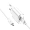 Зарядное устройство HOCO C109A Fighter USB QC3.0 + cable Micro 5P White (6931474784827) изображение 4