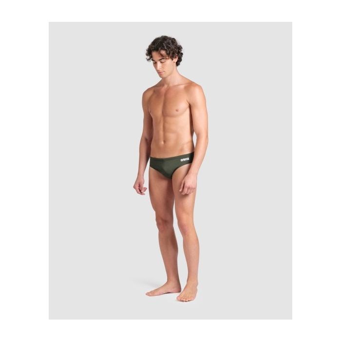 Плавки Arena Team Swim Briefs Solid 004773-660 оливковий 100 (3468337523321) зображення 3