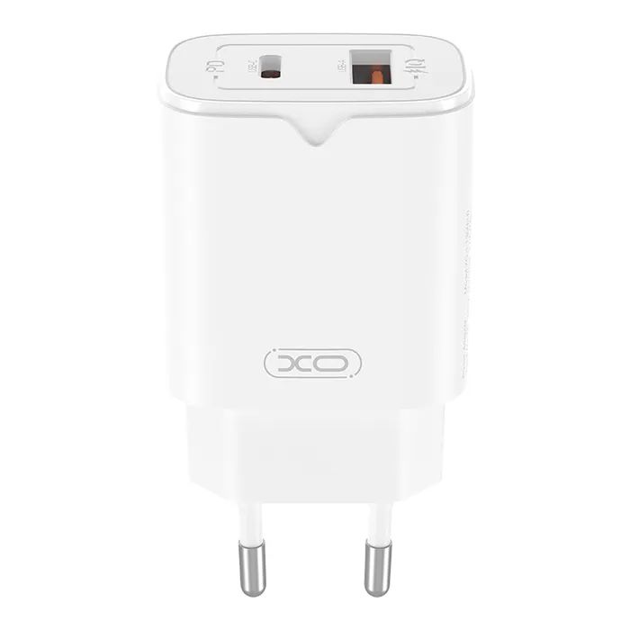Зарядное устройство XO L130 USB-C PD30W + USB-A QC3.0 White (L130.white) изображение 2