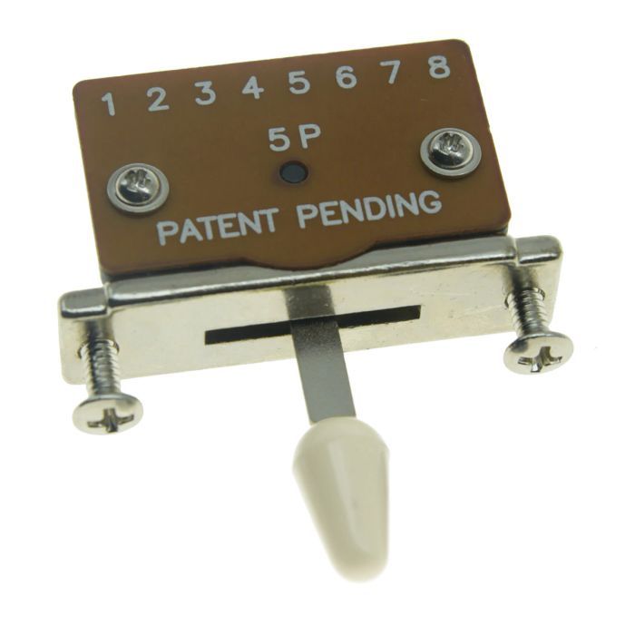 Перемикач для гітари Paxphil Lever Switch 5-Way (White) (LSW55) зображення 2