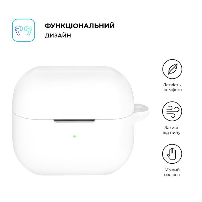 Чохол для навушників Armorstandart Hang Case для Samsung Galaxy Buds 3/3 Pro White (ARM79983) зображення 2