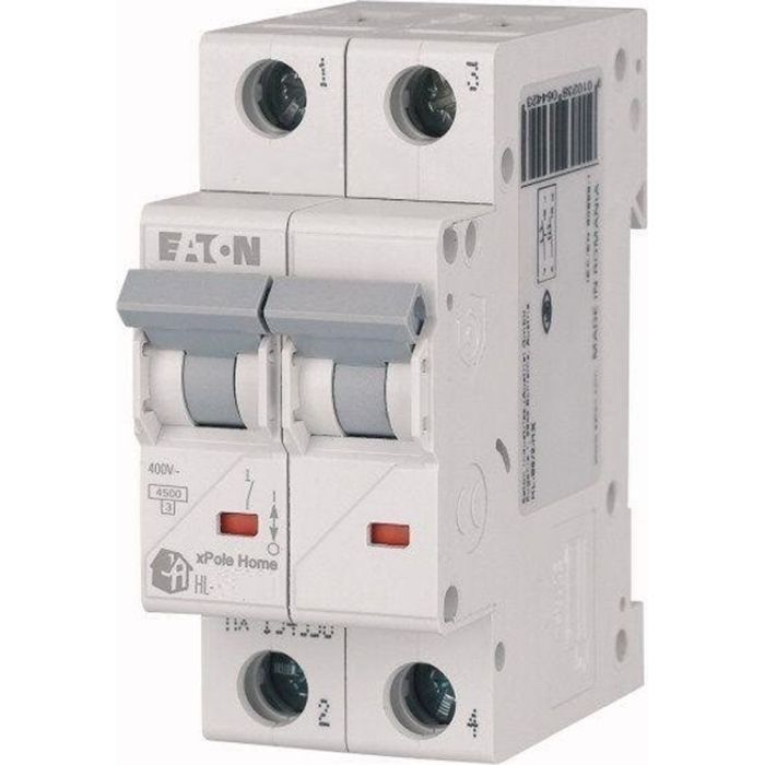 Автоматический выключатель Eaton 2-п. С 20А HL 4.5кА