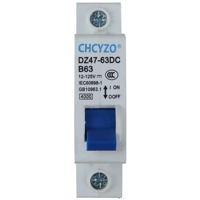 Автоматический выключатель CHCYZO DZ47-63DC-B40