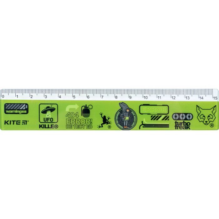 Линейка Kite Fox Rules, 15 см (K24-090-4)