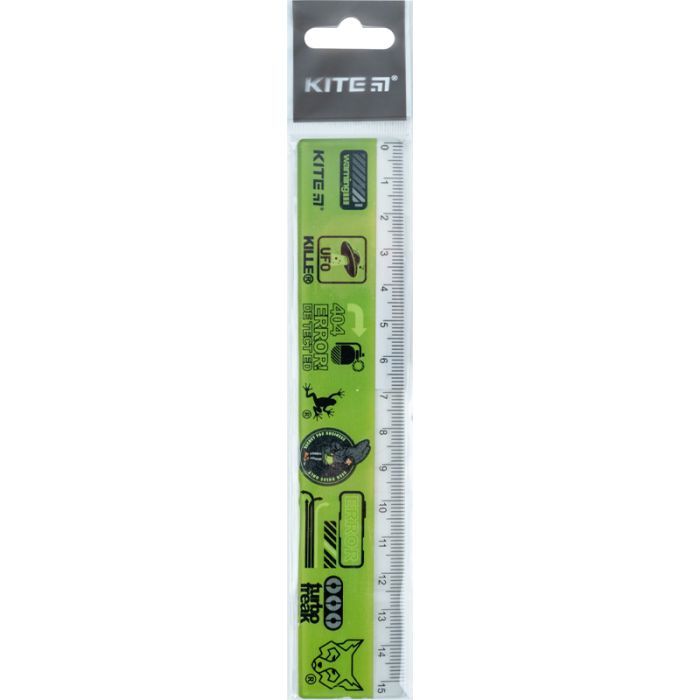 Линейка Kite Fox Rules, 15 см (K24-090-4) изображение 2