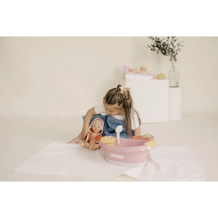 Ігровий набір Smoby Ванна для пупса Бебі Ньорс. Терракотова пудра з електр. душем та підсвічуванням, з аксес., (7600220386) зображення 8