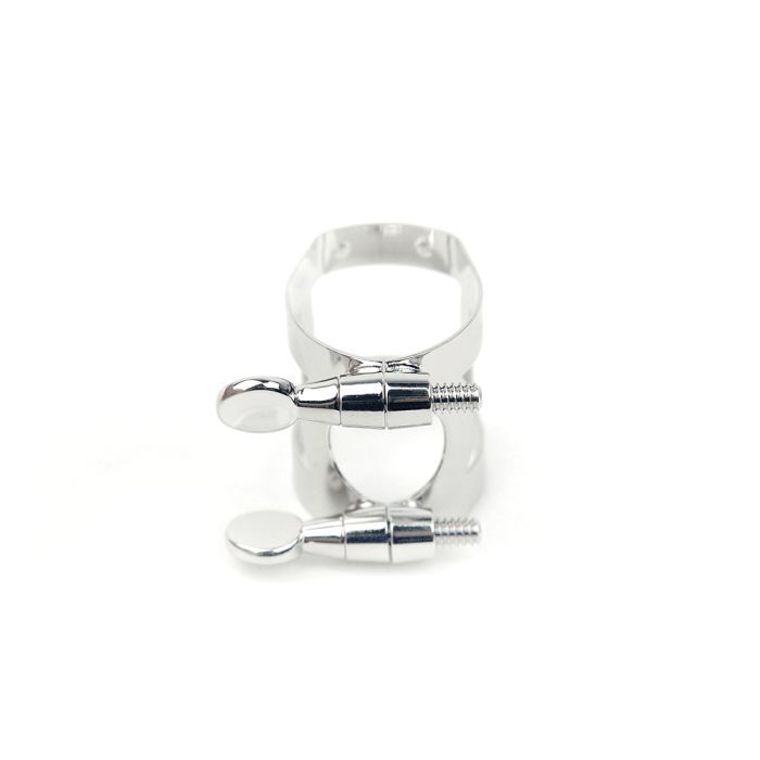 Лігатура для саксофонів D'Addario Rico Ligature & Cap For Soprano Sax Nickel-Plated (RSS1N) зображення 2
