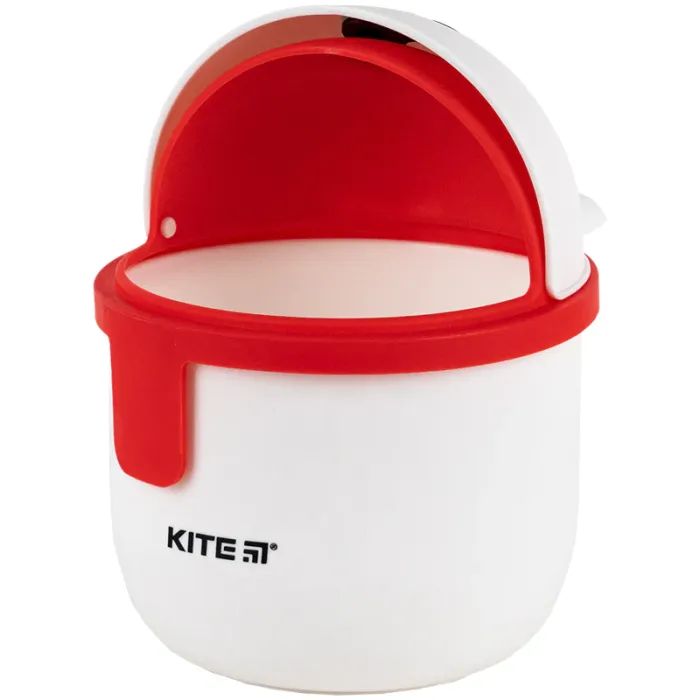 Кошик для паперів Kite Настільний контейнер для сміття, білий (K24-009-2) зображення 3