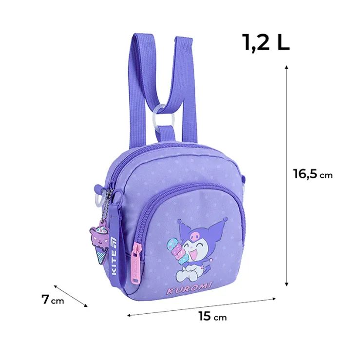 Сумка дитяча Kite Kids Kuromi 2620-2 сумка-рюкзак (HK25-2620-2) зображення 7