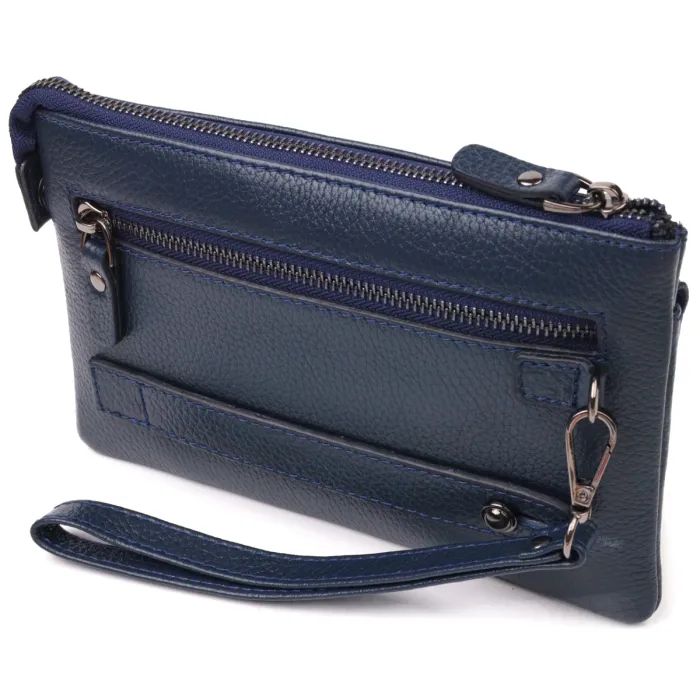 Сумка Canpellini Из натуральной кожи Синяя (21545) изображение 2