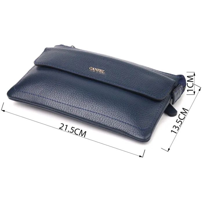 Сумка Canpellini Из натуральной кожи Синяя (21545) изображение 3