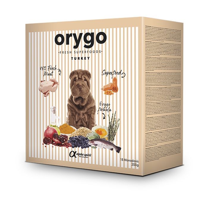 Полувлажный корм для собак Orygo Turkey (18х200 г) 3.6 кг (8436586312138)