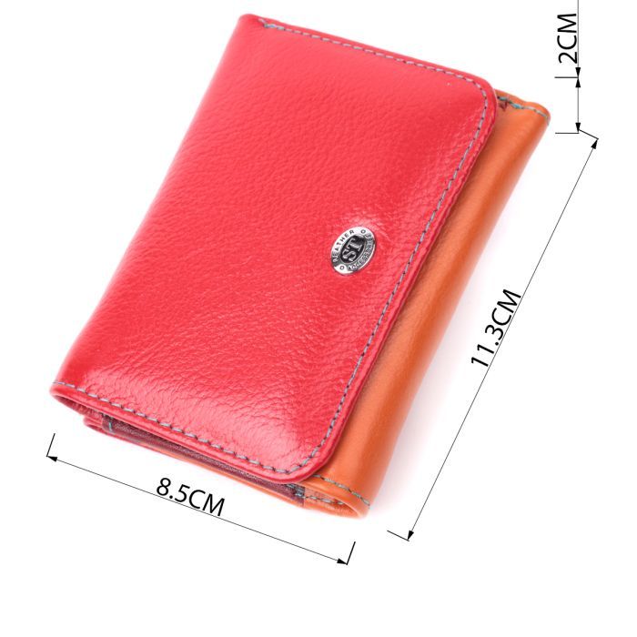 Гаманець ST Leather З натуральної шкіри Різнокольоровий (22498) зображення 3