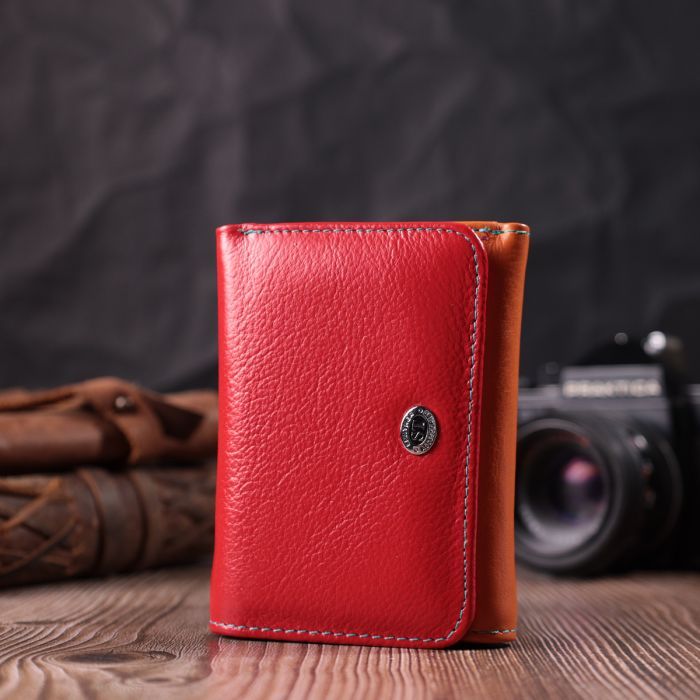 Гаманець ST Leather З натуральної шкіри Різнокольоровий (22498) зображення 7