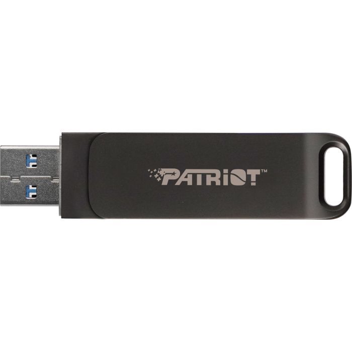 USB флеш накопичувач Patriot 64GB Rage R550 Matte Black USB/Type-C 3.2 (PE64GR550DSAD) зображення 2