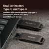USB флеш накопичувач Patriot 64GB Rage R550 Matte Black USB/Type-C 3.2 (PE64GR550DSAD) зображення 7