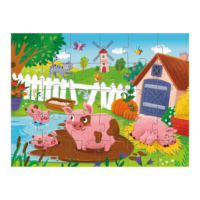 Пазл DoDo Поросята возле пруда, 30 элементов (300682) изображение 3