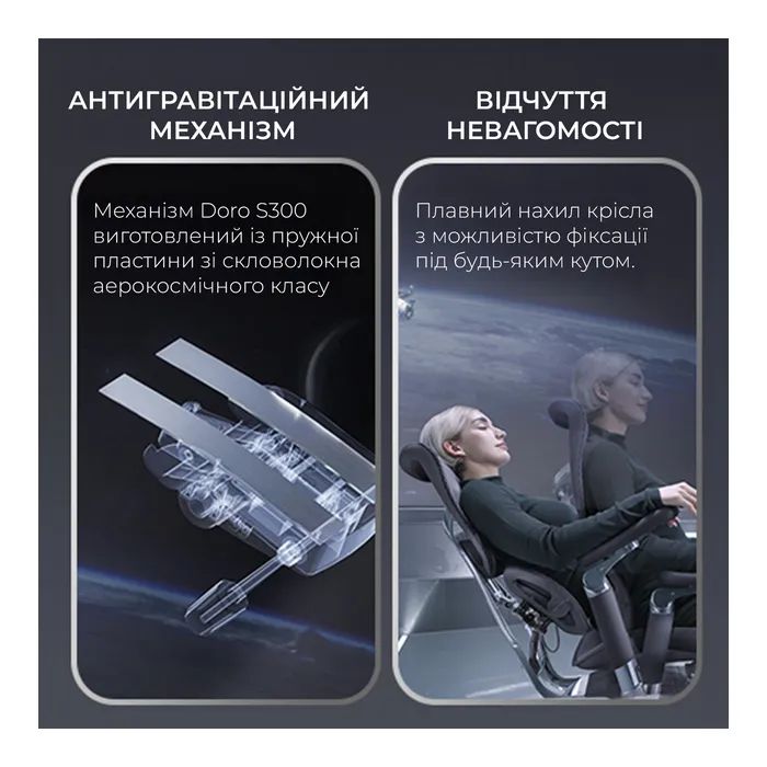 Офисное кресло Sihoo DORO S300 Mesh Dark Grey (S300-M201) изображение 11