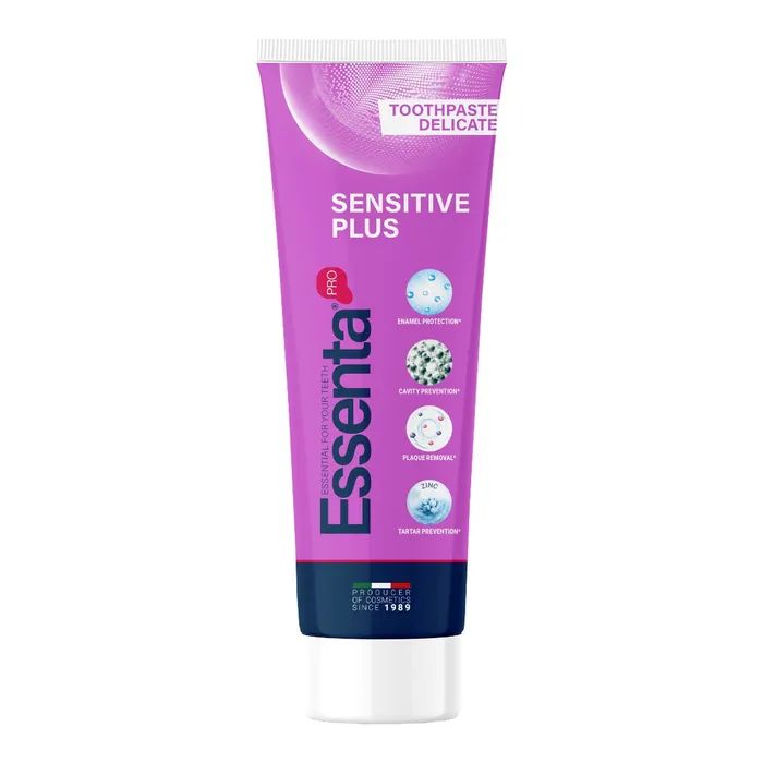 Зубная паста Essenta Pro Sensitive Plus 75 мл (8031447500084) изображение 3 Зубная паста Essenta Pro Sensitive Plus 75 мл (8031447500084) изображение 3