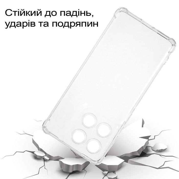 Чехол для мобильного телефона BeCover Anti-Shock Motorola Edge 60 Fusion Clear (713805) изображение 3